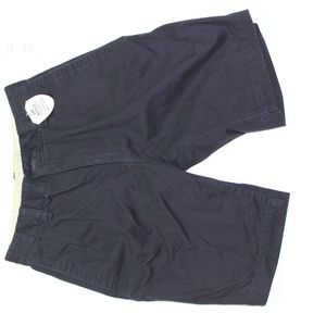 NWT Gap Kids Boys Pleated Shorts Black Sz10